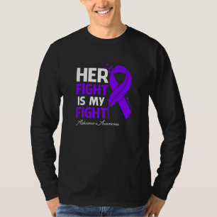 Ihr Kampf ist mein Kampf Alzheimer-Bewusstsein Fed T-Shirt