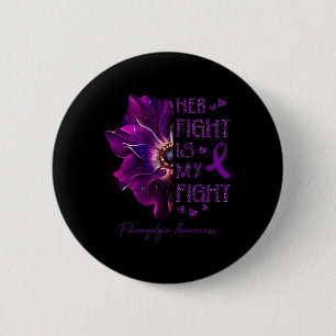 Ihr Kampf ist mein Kampf Anemonenfibromyalgie Blum Button