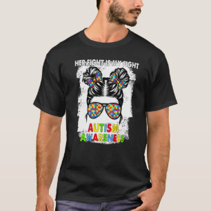 Ihr Kampf ist mein Kampf Autismus-Bewusstsein Mess T-Shirt
