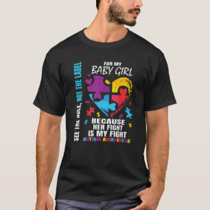 Ihr Kampf ist mein Kampf Baby Mädchen Tochter Auti T-Shirt