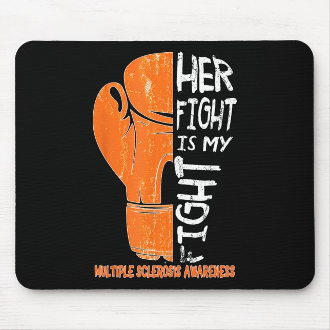 Ihr Kampf ist mein Kampf Boxhandschuh Frau Bewusst Mousepad (Vorne)