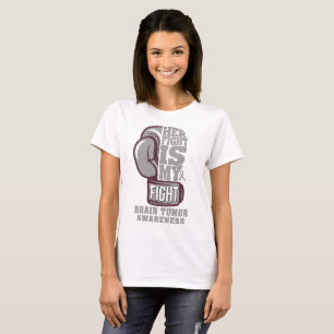 Ihr Kampf ist mein Kampf Boxhandschuh Hirntumor T-Shirt