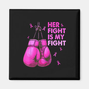 Ihr Kampf ist mein Kampf Boxhandschuhe Brustkrebs Magnet