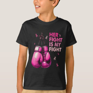 Ihr Kampf ist mein Kampf Boxhandschuhe Brustkrebs T-Shirt