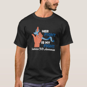 Ihr Kampf ist mein Kampf Diabetiker T1D Diabetes T-Shirt