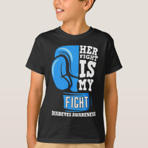 Ihr Kampf ist mein Kampf gegen Boxhandschuh Diabet T-Shirt