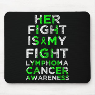 Ihr Kampf ist mein Kampf gegen das Lymphom Blutkre Mousepad
