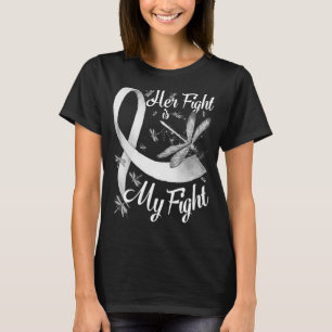 Ihr Kampf ist mein Kampf gegen den Lungenkrebs der T-Shirt