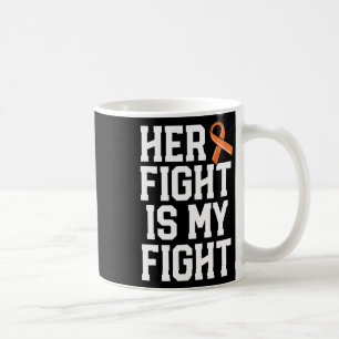 Ihr Kampf ist mein Kampf gegen Leukämie Krebs Männ Kaffeetasse