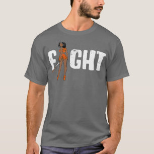 Ihr Kampf ist mein Kampf gegen Leukämie Melanin Wa T-Shirt