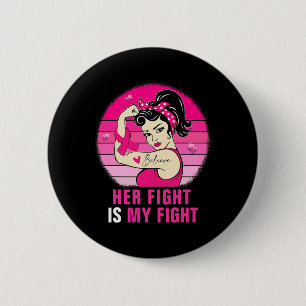Ihr Kampf ist mein Kampf gegen Rosie Riveter Brust Button
