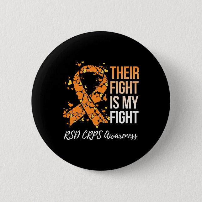 Ihr Kampf ist mein Kampf gegen RSD CRPS-Bewusstsei Button (Vorderseite)