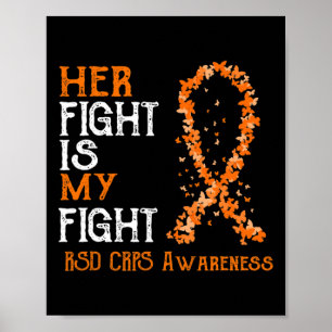 Ihr Kampf ist mein Kampf gegen RSD CRPS Bewusstsei Poster