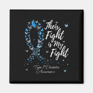 Ihr Kampf ist mein Kampf gegen T1d Typ 1 Diabetes Magnet