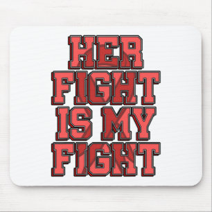 Ihr Kampf ist mein Kampf Herzkrankheit Koronargefä Mousepad