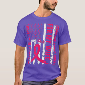 Ihr Kampf ist mein Kampf ich trage rosa Ehefrau Br T-Shirt