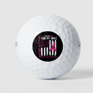 Ihr Kampf ist mein Kampf Ich trage Rosa Ehefrau Kr Golfball