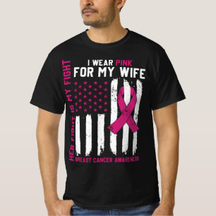 Ihr Kampf ist mein Kampf Ich trage Rosa Ehefrau Kr T-Shirt