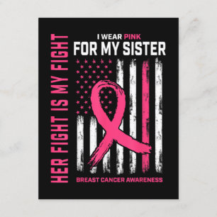 Ihr Kampf ist mein Kampf ich trage rosa Schwester Begleitkarte