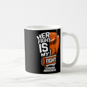 Ihr Kampf ist mein Kampf Leukämie-Bewusstsein Blut Kaffeetasse