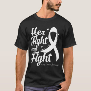 Ihr Kampf ist mein Kampf LUNG CANCER AWARENESS Mon T-Shirt
