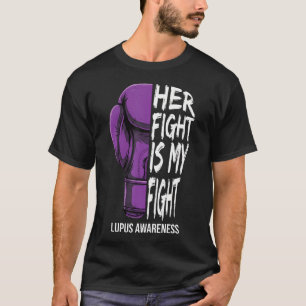 Ihr Kampf ist mein Kampf Lupus-Bewusstsein Lila T-Shirt