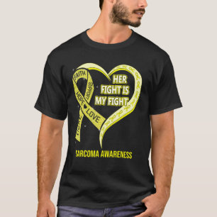 Ihr Kampf ist mein Kampf Sarcoma Bewusstsein Ribbo T-Shirt