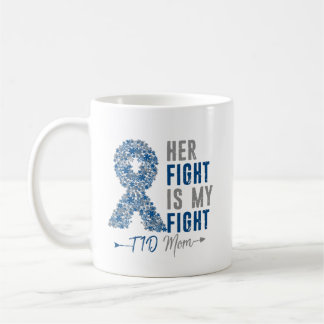 Ihr Kampf ist mein Kampf T1D Mama Diabetes Bewusst Kaffeetasse