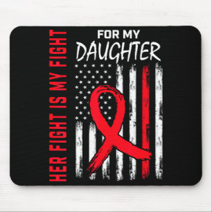 Ihr Kampf ist mein Kampf Tochter Herzkrankheit bew Mousepad