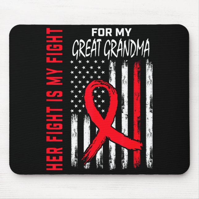 Ihr Kampf ist mein Kampf Urgroßmutter Herzkrankhei Mousepad (Vorne)