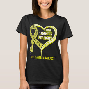 Ihr Kampf ist mein Kämpfen gegen den Knochenkrebs T-Shirt