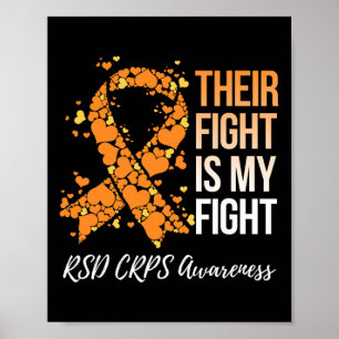 Ihr Kampf ist mein Kämpfen RSS Crps Bewusstsein Poster