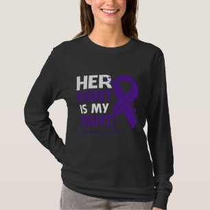 Ihr Kampf ist meine Kampfflugzeuge AWARENESS Feder T-Shirt