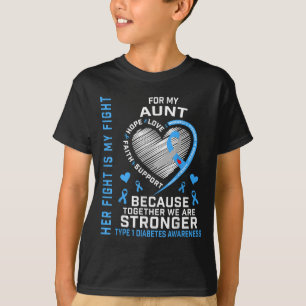 Ihr Kampf ist meine Kampftante Typ 1 Diabetes Shir T-Shirt