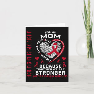 Ihr Kampf ist meine Mama Multiples Myelom Awarene Karte