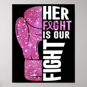 Ihr Kampf ist unser Kampf gegen den Boxhandschuh B Poster