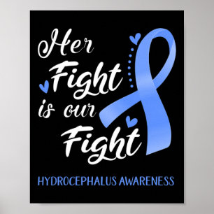 Ihr Kampf ist unser Kampf gegen den Hydrocephalus Poster