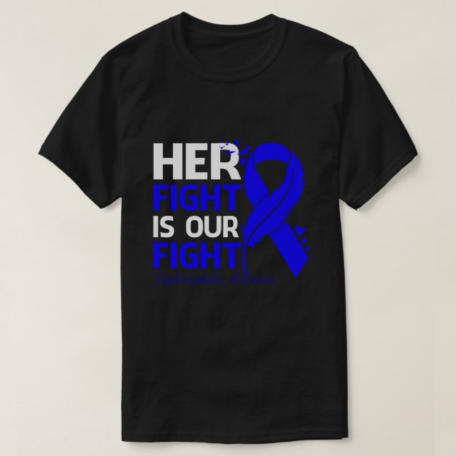 Ihr Kampf ist unser Kampf gegen HYDROCEPHALUS AWAR T-Shirt (Design vorne)