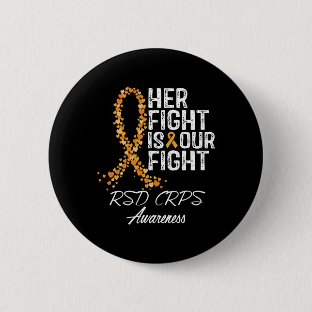 Ihr Kampf ist unser Kampf gegen RSC Crps Bewusstse Button (Vorderseite)