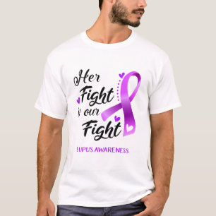Ihr Kampf ist unser Kampf Lupus Bewusstsein T-Shirt