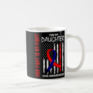 Ihr Kampf Tochter Chd Bewusstsein Amerikanische Fl Kaffeetasse