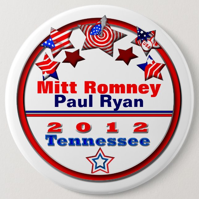 Ihr Kandidat Tennessee Button (Vorderseite)