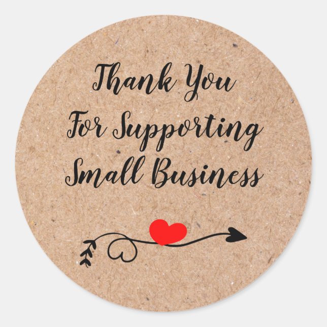 Ihr Kauf machte meinen klassischen Rundaufkleber Runder Aufkleber (Vorderseite)