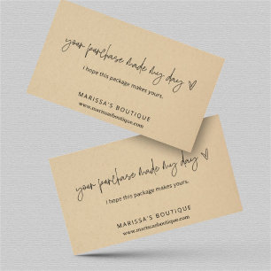 Ihr Kauf machte meinen Tag Dankeschön Packung einf