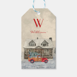 Ihr Kind heißt Red Car vom Santa Geschenkanhänger