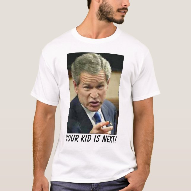 Ihr Kind ist folgend! T-Shirt (Vorderseite)