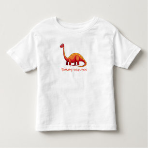 Ihr Kind Name Dinosaur Design Kleinkind T - Shirt