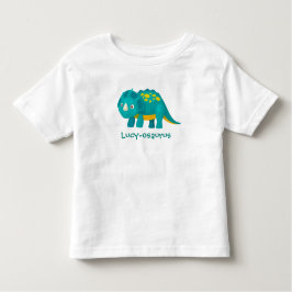 Ihr Kind Name Dinosaur Design Kleinkind T - Shirt