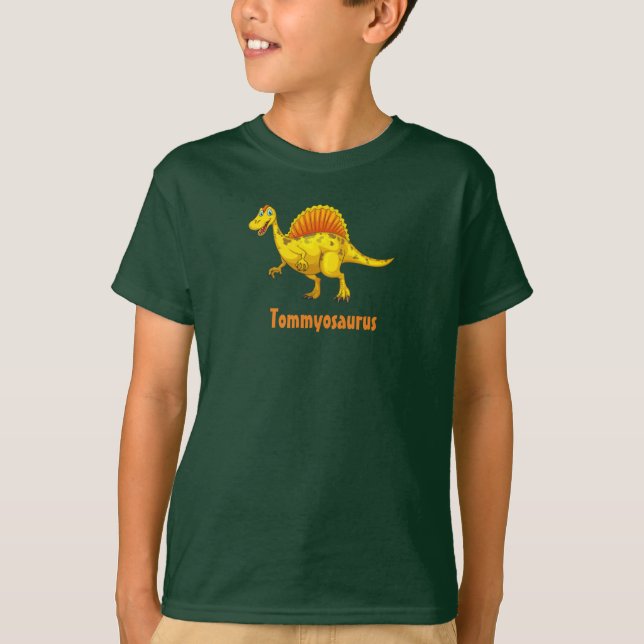 Ihr Kind Name Dinosaur TeeShirt T - Shirt (Vorderseite)