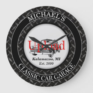 Ihr klassisches Auto-Foto die Uhr hochladen